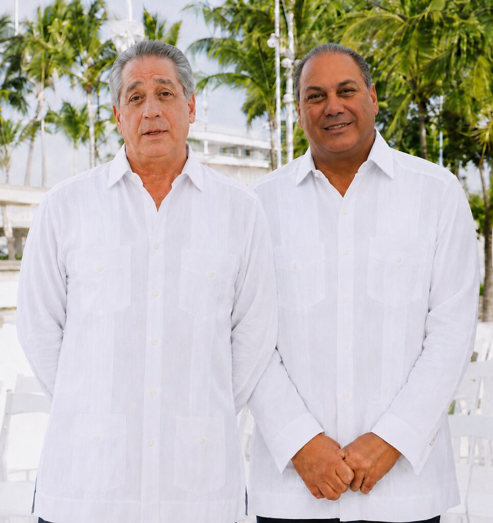 Fernando Hazoury and Ricardo Hazoury, members of the Hazoury family associated with Cap Cana’s long-term tourism, hospitality and real estate development vision.

**Caption:**
Fernando Hazoury and Ricardo Hazoury, part of the Hazoury family leadership behind Cap Cana’s evolution as one of the Dominican Republic’s most important luxury tourism and real estate destinations.

**Image Description:**
Fernando Hazoury and Ricardo Hazoury pictured in a Cap Cana setting. The image is used in connection with GREENHAUSDR Market Intelligence commentary on Cap Cana’s hospitality growth, investor confidence, legal security and the broader legacy of the Hazoury family in the development of the destination.

**Image Credit / Source:**
Fernando Hazoury and Ricardo Hazoury, members of the Hazoury family associated with Cap Cana’s long-term tourism, hospitality and real estate development vision.